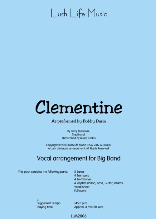 CLEMENTINE (Bobby Darin) (Vocal)